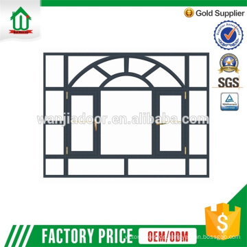 Guangzhou Aluminium feststehend / Aluminiumfenster mit Milchglas